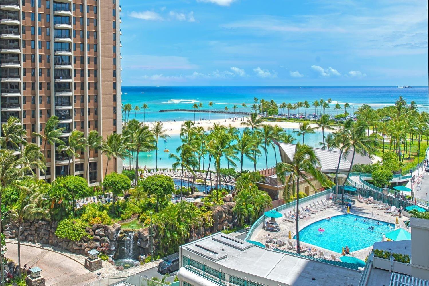 Ilikai Tower One Bedroom Lagoon View Waikiki Condos With Lanai & Free Wifi Honolulu Room photo